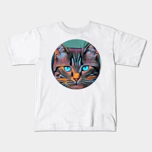 Adorable mycat, revolution for cats Kids T-Shirt